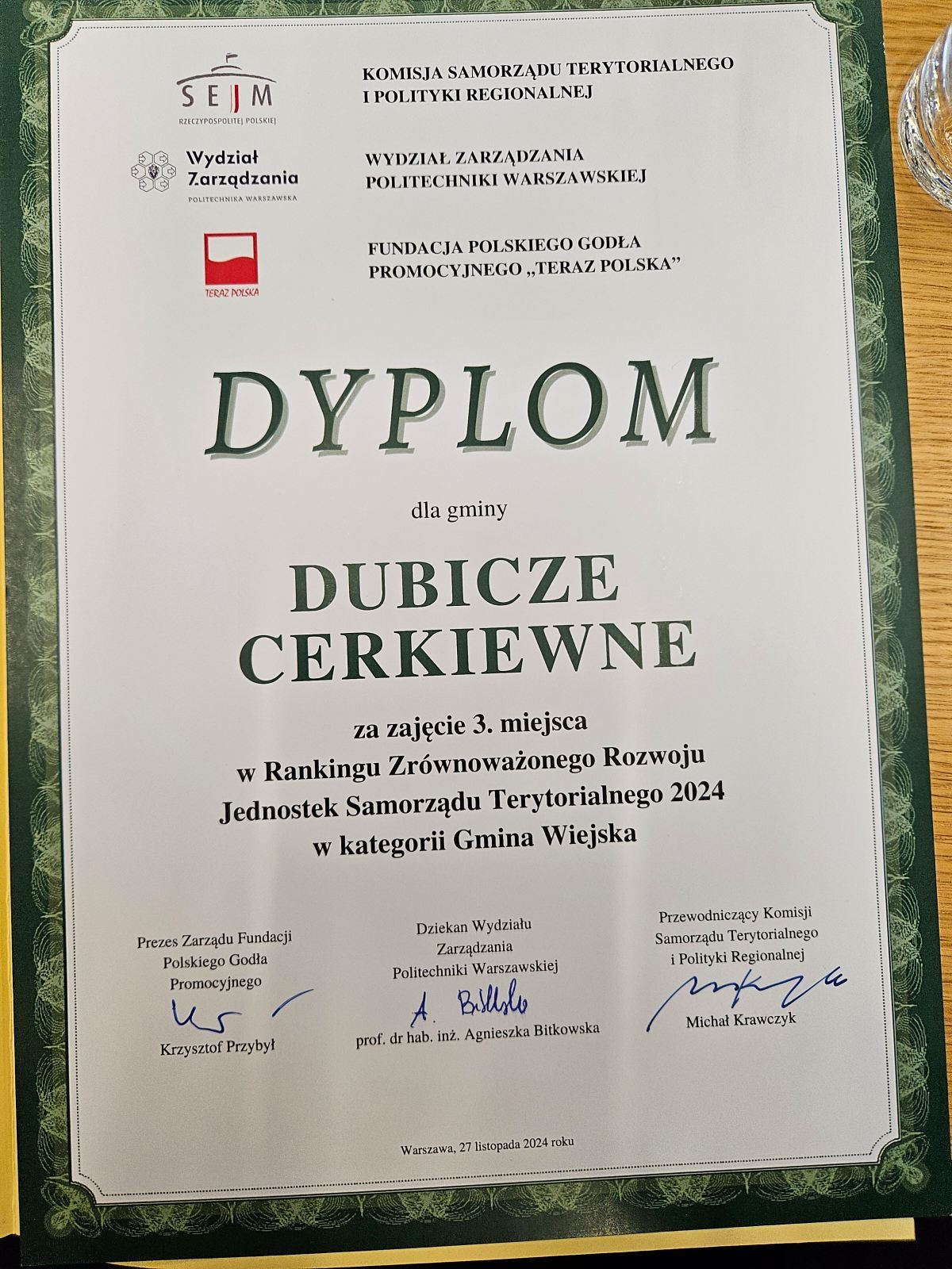 obraz dyplom